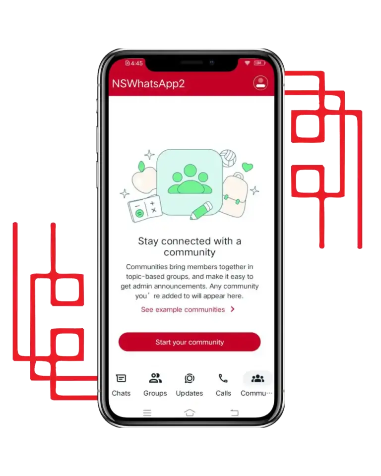 NSWhatsApp Red